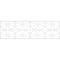 Ekena Millwork Set of Four Panels for 94 1/2"W x 28 1/4"H Haswell Fretwork Wainscot Wall Paneling WPKP14X01X47HWL - alternate 4